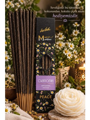 Sree Vani Chamomile Magical Manifest- MUM HEDİYELİ - Sanatsal Doğal El Yapımı Papatya Premium Kalite Tütsü