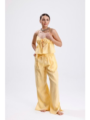 Gaca Collection Selina Sarı Gece/gündüz Alt-Üst Takım