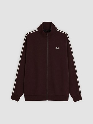 Lc Waikiki Yeni Sezon Bordo Regular Fit Dik Yaka Erkek Fermuarlı Sweatshirt