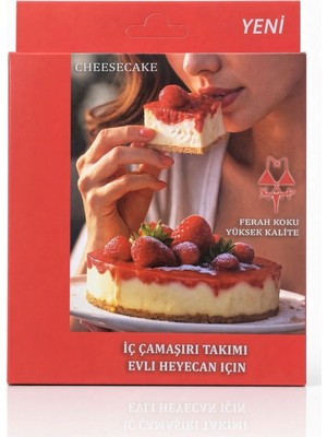 Tista Çilekli Cheesecake Aromalı Yenilebilir Iç Çamaşırı
