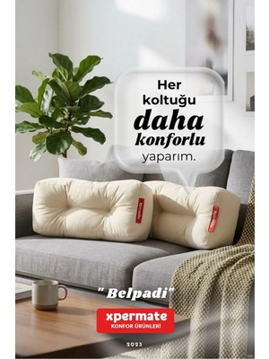 Maison Luré Sandalye Minderi Sırt ve Bel Destek Yastığı Sandalye Koltuk Minderi