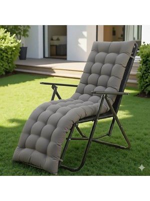 Maison Luré Sandalye Minderi Sandalye Minderi Uzun Model 50X150 cm Antrasit Gri