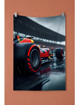 Kırmızı F1 Araba Duvar Örtüsü, Racing Oda Dekoru, Araba Temalı Kumaş Duvar Halısı
