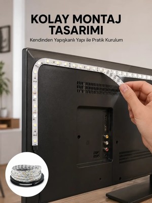 Uzaktan Kumandalı LED Tv Arka Işık Şeridi Yeni Nesil