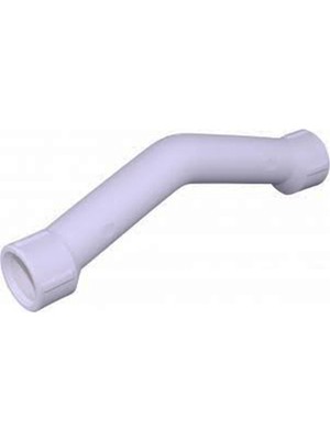 aklow akyoleticaret Pvc Boru V Tipi Kavis Manşonlu Pprc 25 mm 10 Adet