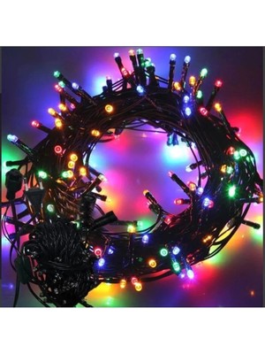 10M 100 LED Boncuk Lamba Rgb Işık Siyah Kablo Mz-18-10
