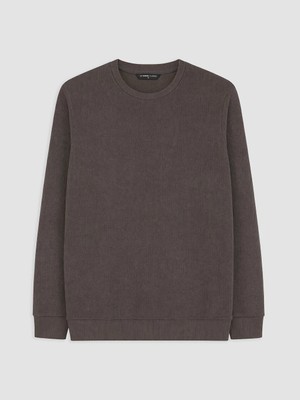 Lc Waikiki Yeni Sezon Antrasit Bisiklet Yaka Erkek Sweatshirt