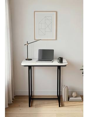 Just Cheap Store Minör Çalışma Masası Suntalam Beyaz 72X52