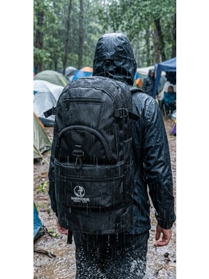 Bag Trend BT Kamp Çantası 45 Litre Sırt Çantası Körüklü Trekking Outdoor Su Geçirmez 5 Gözlü Astarlı
