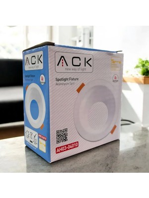 Ack AH03-04010 Terra Beyaz Sıva Altı Spot