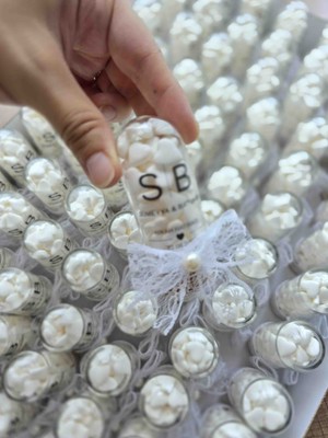 Missus Hediyelik Tüpde Kalpli Şeker 50 Adet Nişan,nikah