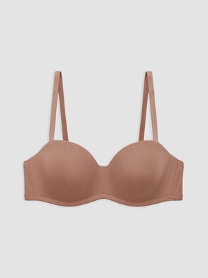 Lc Waikiki Yeni Sezon Pembe Balenli Dolgusuz Straplez Sütyen
