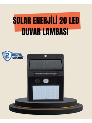 Birsence 4 Modlu Solar LED Bahçe ve Garaj Lambası