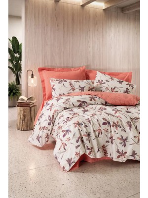 Cotton Box Modeline Çift Kişilik Nevresim Takımı Wilda Tarçın