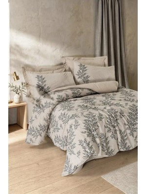 Cotton Box Dual Çift Kişilik Nevresim Takımı Saga Bej