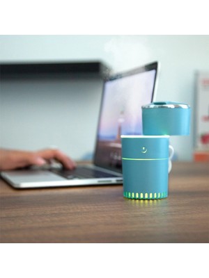 MiraLive Lattice Ortam Nemlendirme ve Dezenfektan Buhar Makinesi (Mavi) USB