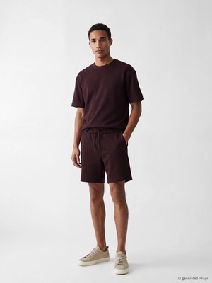 Lc Waikiki Yeni Sezon Mürdüm Regular Fit Erkek Şort