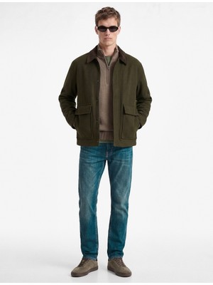Koton Normal Bel Skinny Fit Jean Pantolon - Michael Jean - Green Cast