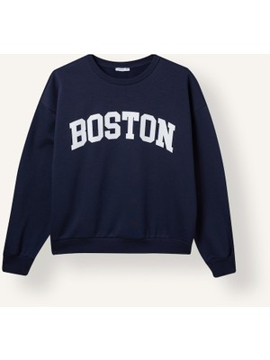Defacto  Kadın Sweat I6356AX/NV241 Navy