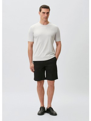 Network Black Lace-Up Seersucker Comfort Shorts