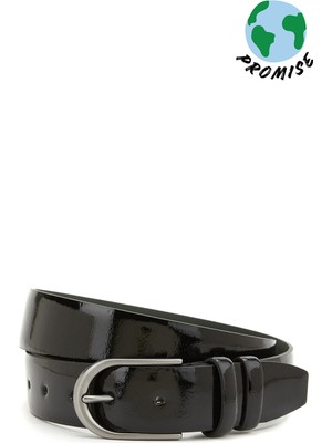 George Hogg Black Men's Leather Belt