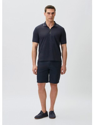 Network N-Tech Navy Embossed Shorts