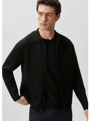 Network Black Knit Jacket