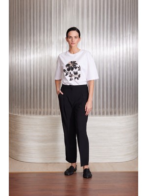 Missemramiss 5335 Floral Nakışlı Tshırt