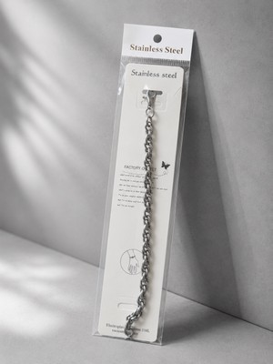 Bilfa Paslanmaz Çelik Erkek & Kadın Zincir Bileklik Çelik Unisex Hook Model Bileklik