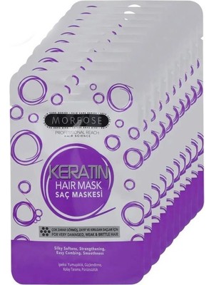 Royaleks Keratin Saç Maskesi 25 ml (24 Adet) - Yıpranmış Saçlar Için - Mrfs