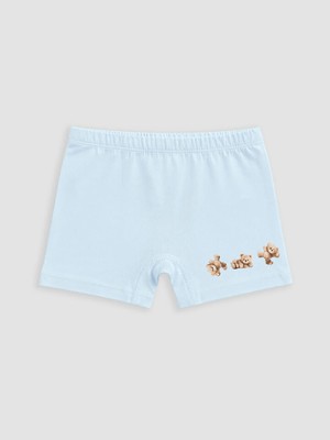 Lc Waikiki Yeni Sezon Mavi Baskılı Kız Çocuk Boxer