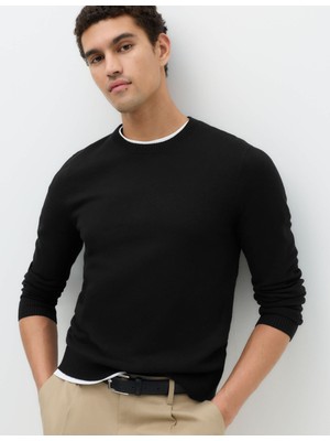 Marks & Spencer Air-Yarn Bisiklet Yaka Kazak