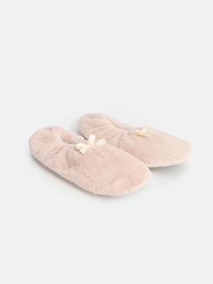 Lc Waikiki Yeni Sezon Pembe Fiyonk Detaylı Kadın Panduf