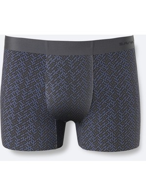 AVVA Erkek Antrasit Dikişsiz Baskılı Soft Touch Elastan Boxer A62Y9514