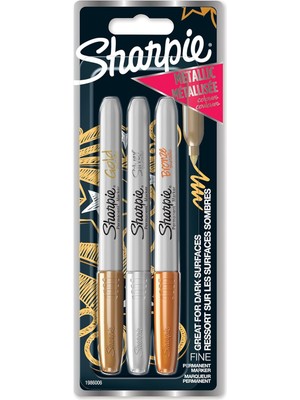 Sharpie Metalik , Karışık 3'lü Paket