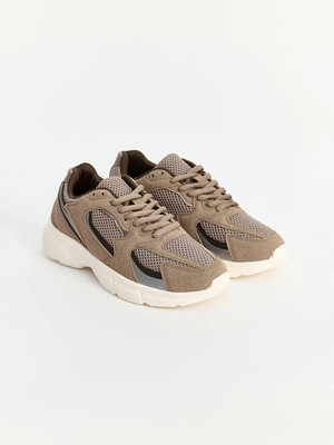 Lc Waikiki Yeni Sezon Kahverengi File Detaylı Kalın Tabanlı Kadın Sneaker