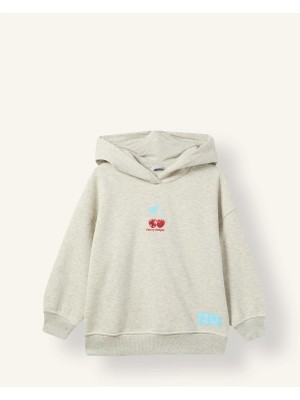 DeFacto Oversize Kapüşonlu Baskılı Sweatshirt Kız Çocuk I9199A826WN
