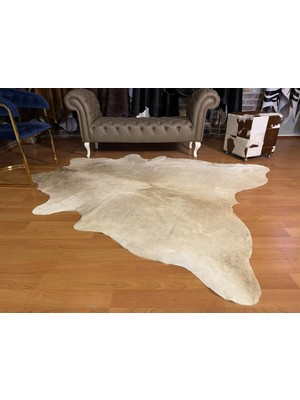 Fiesta Leather Art Hakiki Deri Dana Postu - Krem - 195 x 220 cm - 2260501000023