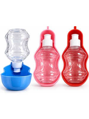 Ttt Evcil Hayvan Su Matarası - 250 ml - Taşınabilir - Plastik