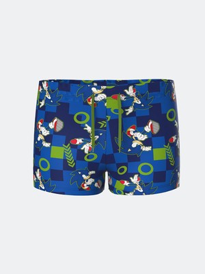 Lc Waikiki Yeni Sezon Sonic Baskılı Erkek Çocuk Boxer Mayo