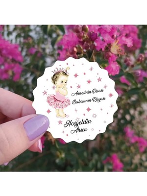 LMS Gift Bebek Ahşap Magnet 20 Adet