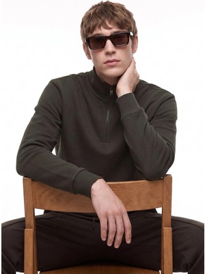 Jeep Sweatshirt, S, Koyu Haki