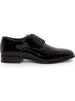 Cacharel Black 100% Leather Tuxedo Shoes