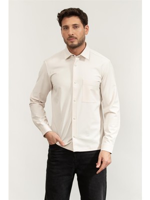 Boss P-Leo-Kent-1p-C Men's Shirt White