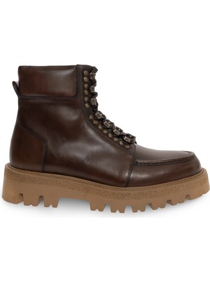 Cacharel Brown Eva Sole 100% Leather Boots