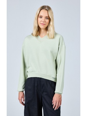 Champion Crewneck Croptop Sweatshirt
