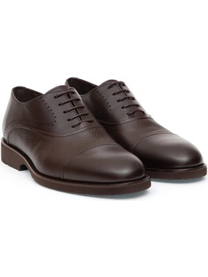 Cacharel Brown Eva Sole 100% Leather Classic Shoes