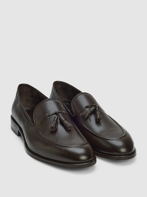 Cacharel Brown 100% Leather Moccasins