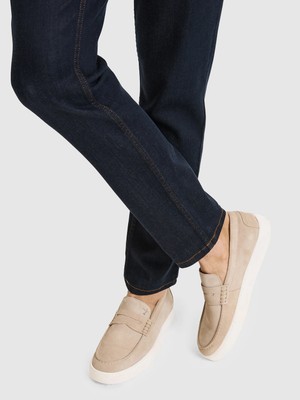 Cacharel Beige 100% Suede Leather Loafers