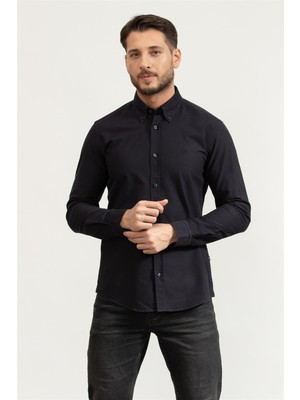 Boss H-Roan-Bd-E-C Men's Shirt Blue